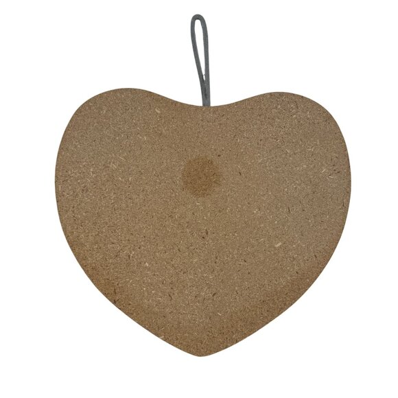 VTG Chicken Hen Cork 3 PC Different Sizing Hanging Trivets Heart Shaped Kitchen - Picture 6 of 10